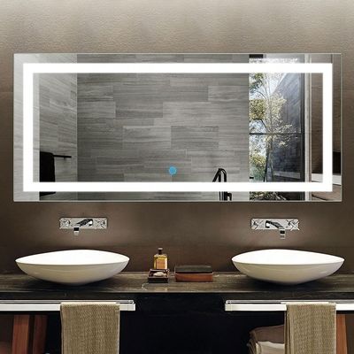 Hotel and Barbershop Interior Decorative Rectangle Led Bathroom Vanity Illumination