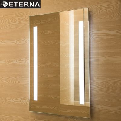 Wall Mounted LED Makeup Mirror with Digital Clock and UL ETL CUL ETL CE Certification