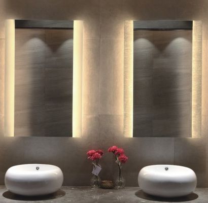 Voltage 50/60Hz Rectangle Frameless LED Mirror for Wall Mounted Vanity Lighted Makeup