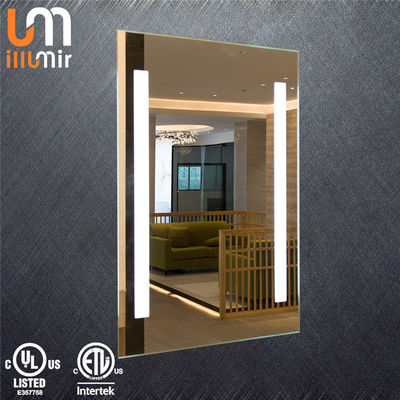Rectangle Shape Design LED Magnifying Make Up Vanity Bath Mirror for Hotel and Home