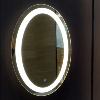 High Output SMD LEDs Custom Decorative Lighted Fogless LED Mirror for Hotel Bathrooms