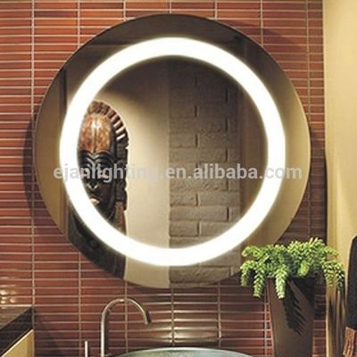 High Output SMD LEDs Custom Decorative Lighted Fogless LED Mirror for Hotel Bathrooms