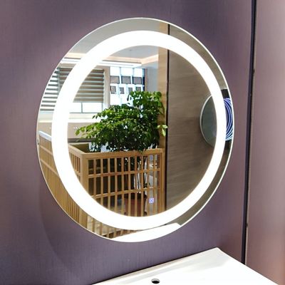 High Output SMD LEDs Custom Decorative Lighted Fogless LED Mirror for Hotel Bathrooms