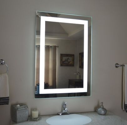 Luxury Hotel Illuminated Frameless LED Lighted Mirror with High Output 5050 SMD LEDs