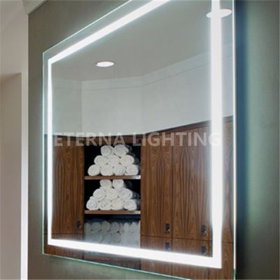Luxury Hotel Illuminated Frameless LED Lighted Mirror with High Output 5050 SMD LEDs