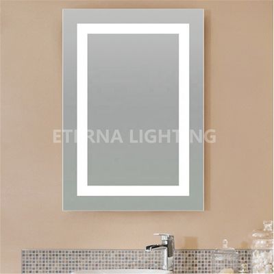 Luxury Hotel Illuminated Frameless LED Lighted Mirror with High Output 5050 SMD LEDs
