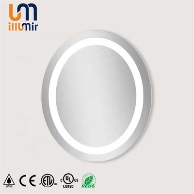 WiFi Android System Modern Oval LED Makeup Mirror with Touch Screen and Digital Clock