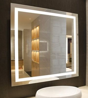 Foshan ETERNA LED Clock Bathroom Mirror with Magnifying Function and 5 Years Guarantee