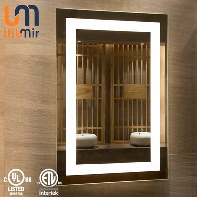 Foshan ETERNA LED Clock Bathroom Mirror with Magnifying Function and 5 Years Guarantee