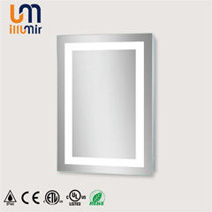 Foshan ETERNA LED Clock Bathroom Mirror with Magnifying Function and 5 Years Guarantee