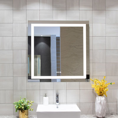 Front Lighted Bathroom Smart Vanity LED Washroom Mirror for Home Modern Luxury Custom