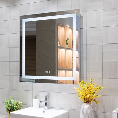 Front Lighted Bathroom Smart Vanity LED Washroom Mirror for Home Modern Luxury Custom