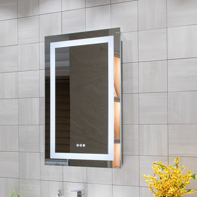 Front Lighted Bathroom Smart Vanity LED Washroom Mirror for Home Modern Luxury Custom