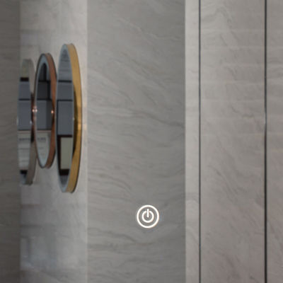 Hotel Bathroom LED Mirror with Frameless Design and Customizable Color Temperature