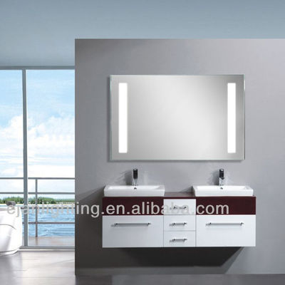 High End LED Full Length Lighted Bath Vanity Mirror with Rust Resistant Chassis