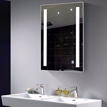 High End LED Full Length Lighted Bath Vanity Mirror with Rust Resistant Chassis