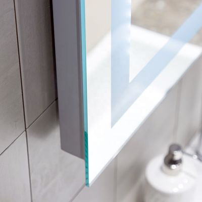 Living Room Illuminated Rectangle Shaving Shower Room Bathroom Mirrors With Touch Switch