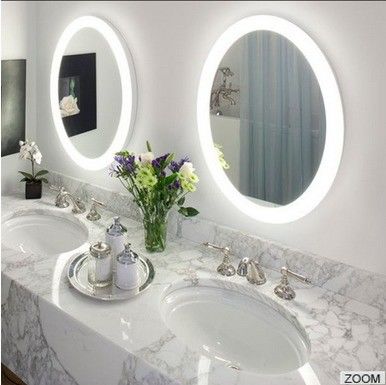 Home Wall Decor LED Mirror with Fogless Feature and 3000K/4000K/6000K Color Temperature