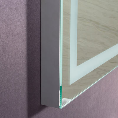 Hotel Wall Decor Touch Sensor LED Mirror with Modern Luxury Design W36"xH36"/W48"xH36