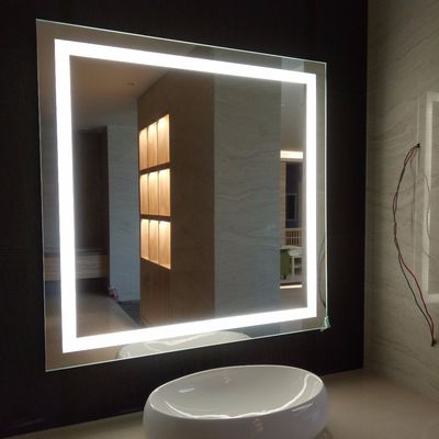 Large Hotel Bathroom Vanity Mirror with LED Light Enhance customizable