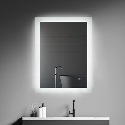 5mm Environmental Silver Mirror LED Backlit Touch Screen Smart Large Mirror for Bathroom