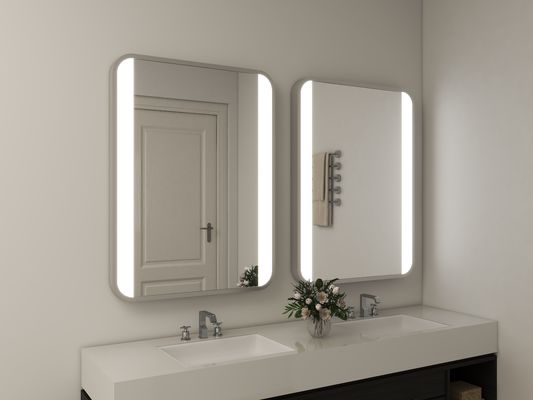 Touch Switch Large Illuminated Bathroom Mirror Modern Anti Mist Bathroom Mirror