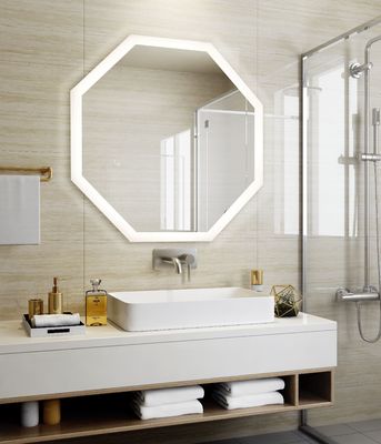 Touch Switch Large Illuminated Bathroom Mirror Modern Anti Mist Bathroom Mirror
