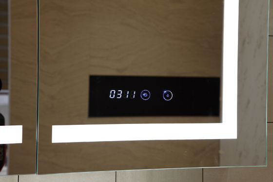Elegant Design Medicine Cabinet With Led Lights Waterproof Convenient