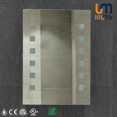 Hotels Illuminated LED Lighted Mirror Cabinet high Visibility With Defogger