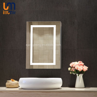 Stainless Steel Led Medicine Cabinet Modern Luxury Smart Bathroom Mirror Cabinet