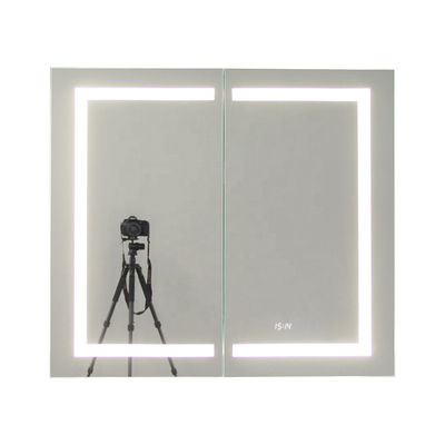 LED Bathroom Mirrored Medicine Mirror Cabinet with High output 2835 SMD LED strip IP44