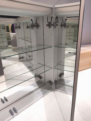 Mirrored Cabinets in Europe Cabinet Style Customized Single/Double Door LED Mirror Cabinet