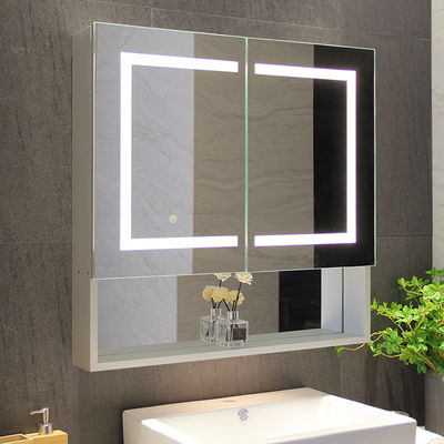 Smart Mirror with Bluetooth and LED Lighted Rectangle Medicine Cabinet