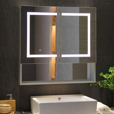 Smart Mirror with Bluetooth and LED Lighted Rectangle Medicine Cabinet