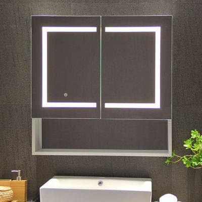 Smart Mirror with Bluetooth and LED Lighted Rectangle Medicine Cabinet