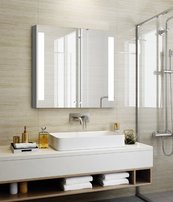 Smart Mirror with Bluetooth and LED Lighted Rectangle Medicine Cabinet