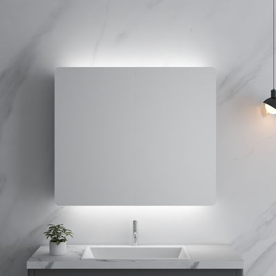 Illuminated Bathroom Mirror Cabinet Modern Stylish With Lights For Home And Hotel