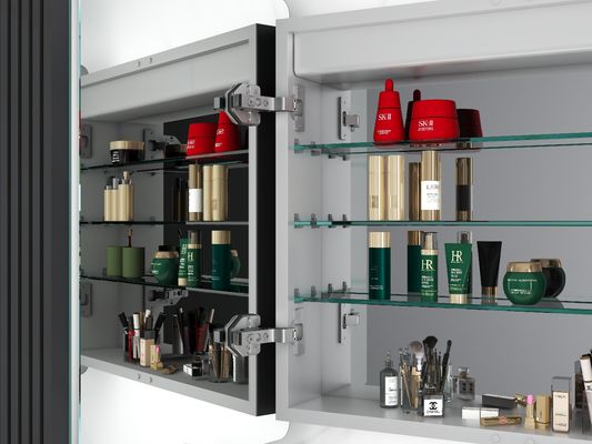 Illuminated Bathroom Mirror Cabinet Modern Stylish With Lights For Home And Hotel