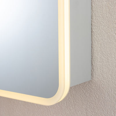 Double Door Anti-Fog Lighted Vanity Mirror Medicine Cabinet LED Touch Sensor Adjustable