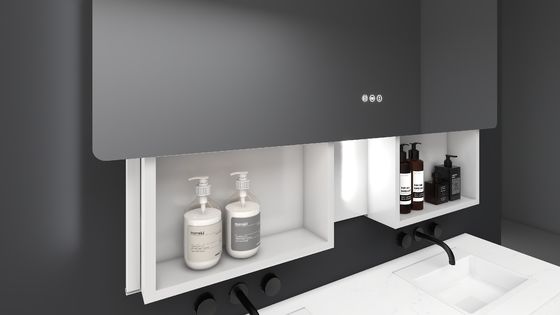 Customized Led Medicine Cabinet With Defogger Convenient Illuminated Medicine Cabinet