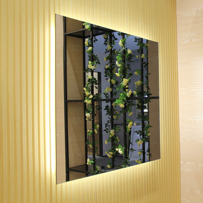 Touch Control Custom Bathroom Mirrors Salons Custom Makeup Mirror With Lights