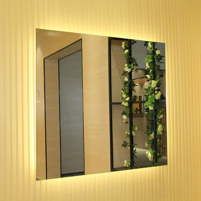 Touch Control Custom Bathroom Mirrors Salons Custom Makeup Mirror With Lights