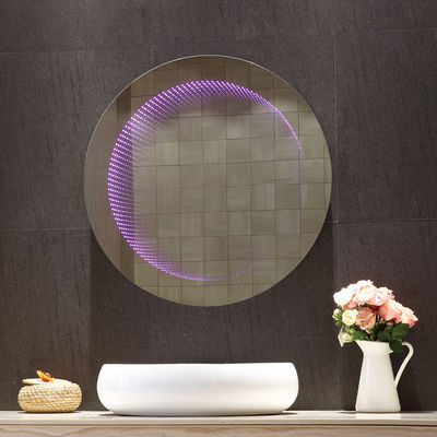 80cm Diameter Infinite LED Mirror Wall Mounted High Brightness For Hotels