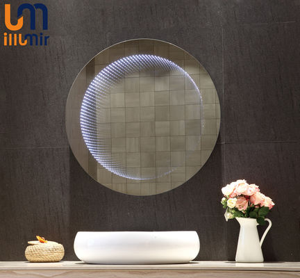 Wall Decoration 3D LED Infinity Mirror Round Infinity Wall Mirror Mildew Proof