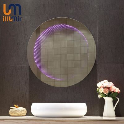 Multi Color LED Infinity Bathroom Mirror Rust Resistance Water Proof