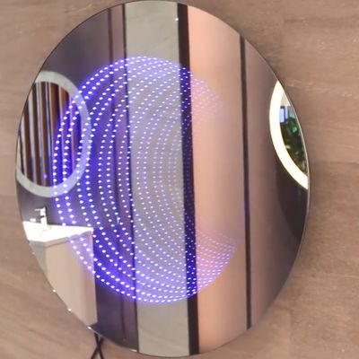 Motion Sensor Switch LED Infinity Bathroom Mirror Easy Installation Customizable