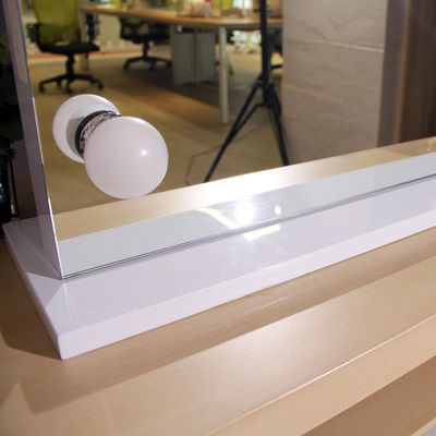 Smart Tabletop Lighted Makeup Mirror High Brightness With Dimmable LED