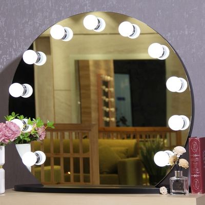 High Output Makeup Mirror With Lights Customizable Illuminated Makeup Mirror