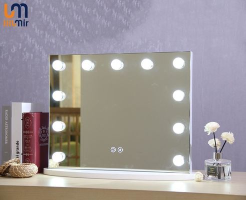 Adjustable Makeup Vanity Mirror With Lights 24 Bulbs Aluminum Frame