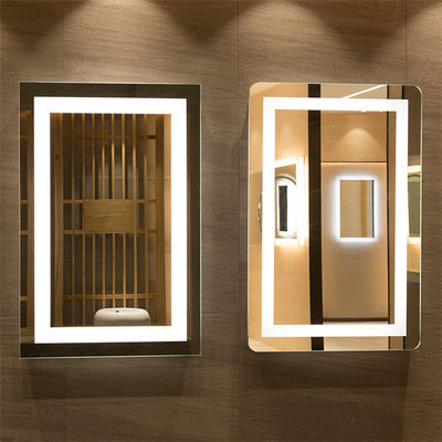 Modern Design Makeup Mirror With Lights Touch Sensor Anti Fog Illuminated Vanity Mirrors